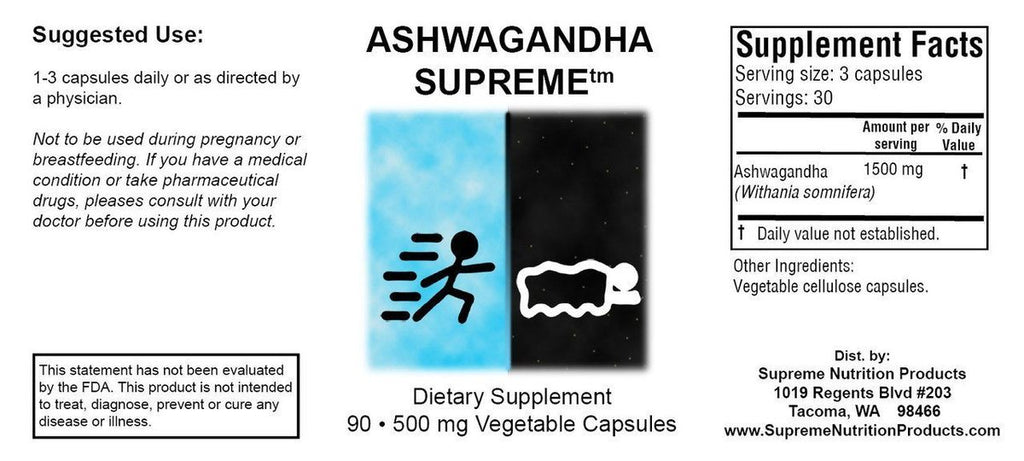 Ashwagandha Supreme by Supreme Nutrition