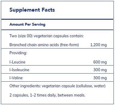 BCAA Capsules  by Pure Encapsulations