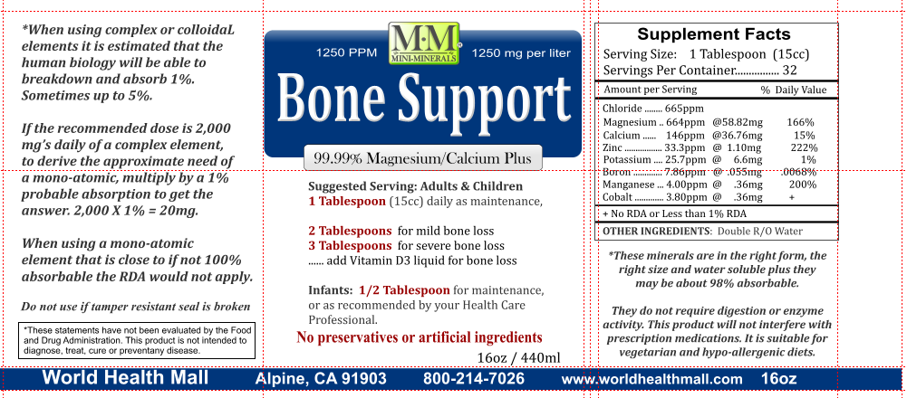 Bone Support 32oz by Mini Minerals