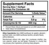 CoQ10 Power by Researched Nutritionals