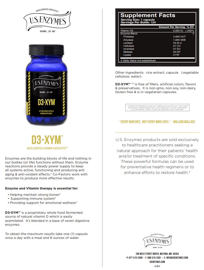 D3-XYM by U.S. Enzymes