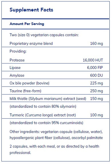 Digestion GB by Pure Encapsulations