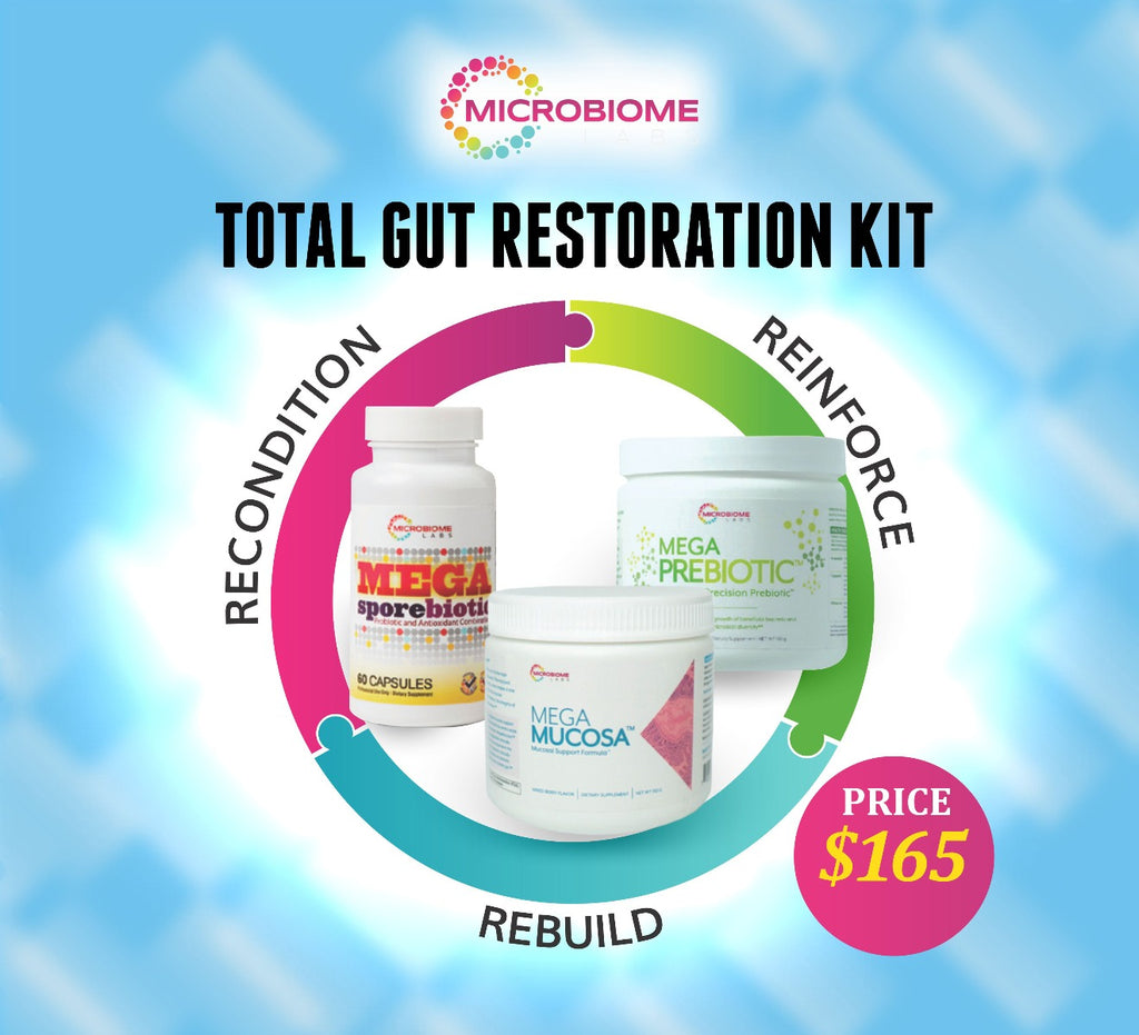 Total Gut Restoration Kit by Microbiome Labs