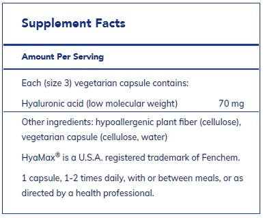 Hyaluronic Acid by Pure Encapsulations