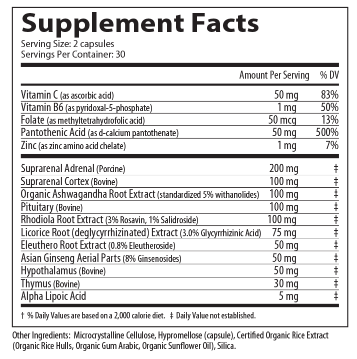 Adrenal Synergy Capsules by DesBio