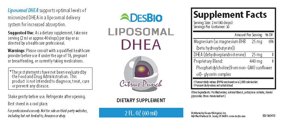 Liposomal DHEA by Deseret Biologicals