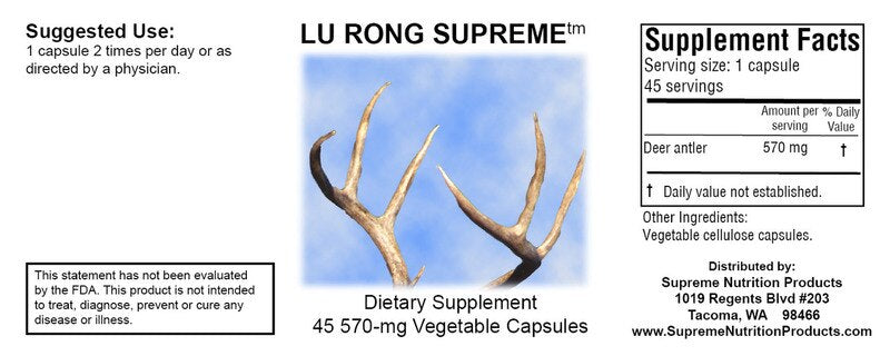 Lu Rong Supreme by Supreme Nutrition