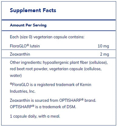 Lutein/Zeaxanthin  by Pure Encapsulations