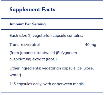 Resveratrol by Pure Encapsulations