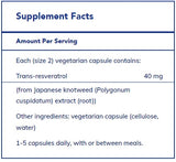 Resveratrol by Pure Encapsulations