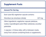 Strontium (citrate) by Pure Encapsulations