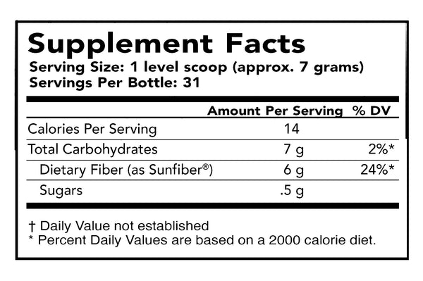 Sunfiber by Tomorrow's Nutrition