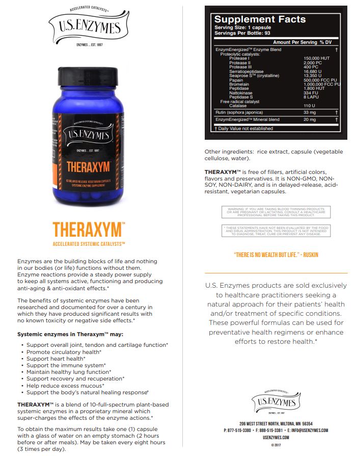 Theraxym by U.S. Enzymes