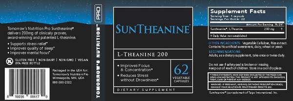 Suntheanine by Tomorrow's Nutrition