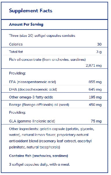 VisionPro EPA/DHA/GLA by Pure Encapsulations